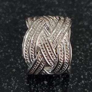 Vintage Antique Boho 925 Ring (Adjustable)
